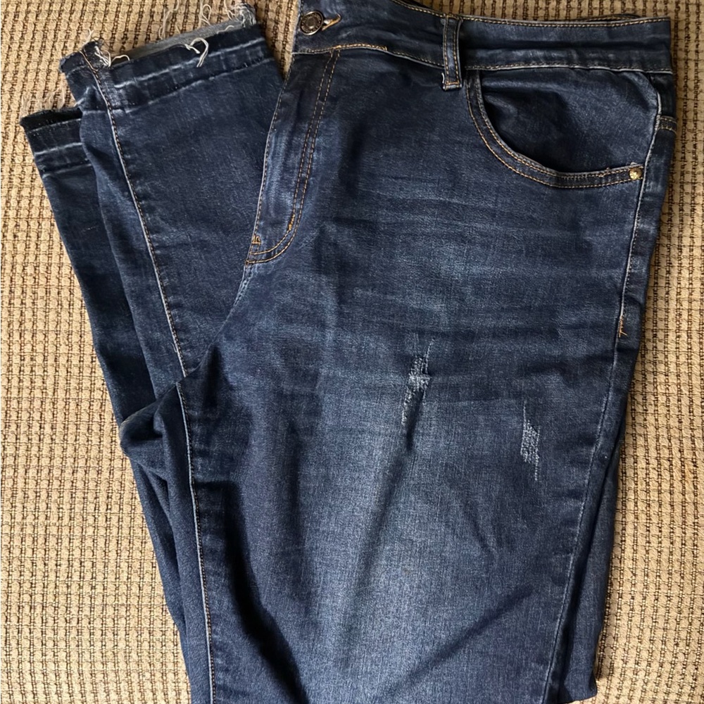 Women’s “Hawthorne” Blue Denim Jeans